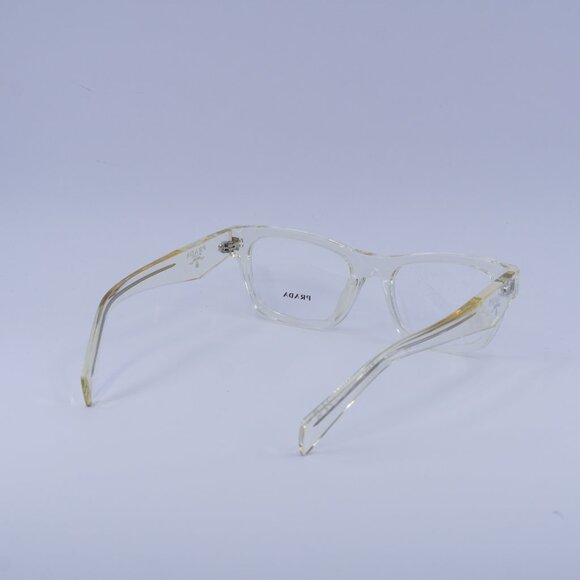 Prada PRB01V 19X1O1 Eyeglasses Pale Gold Plated 54mm Cat Eye Frame - Picture 9 of 10